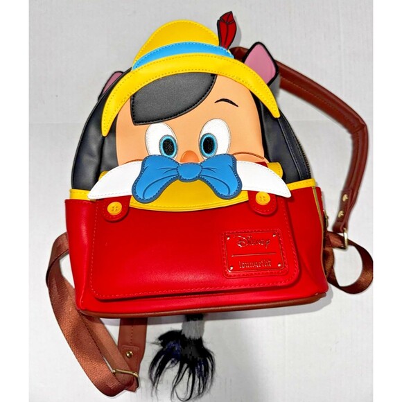 Loungefly Handbags - Loungefly Disney 100 Anniversary Pinocchio Donkey w/ tail Mini Backpack New